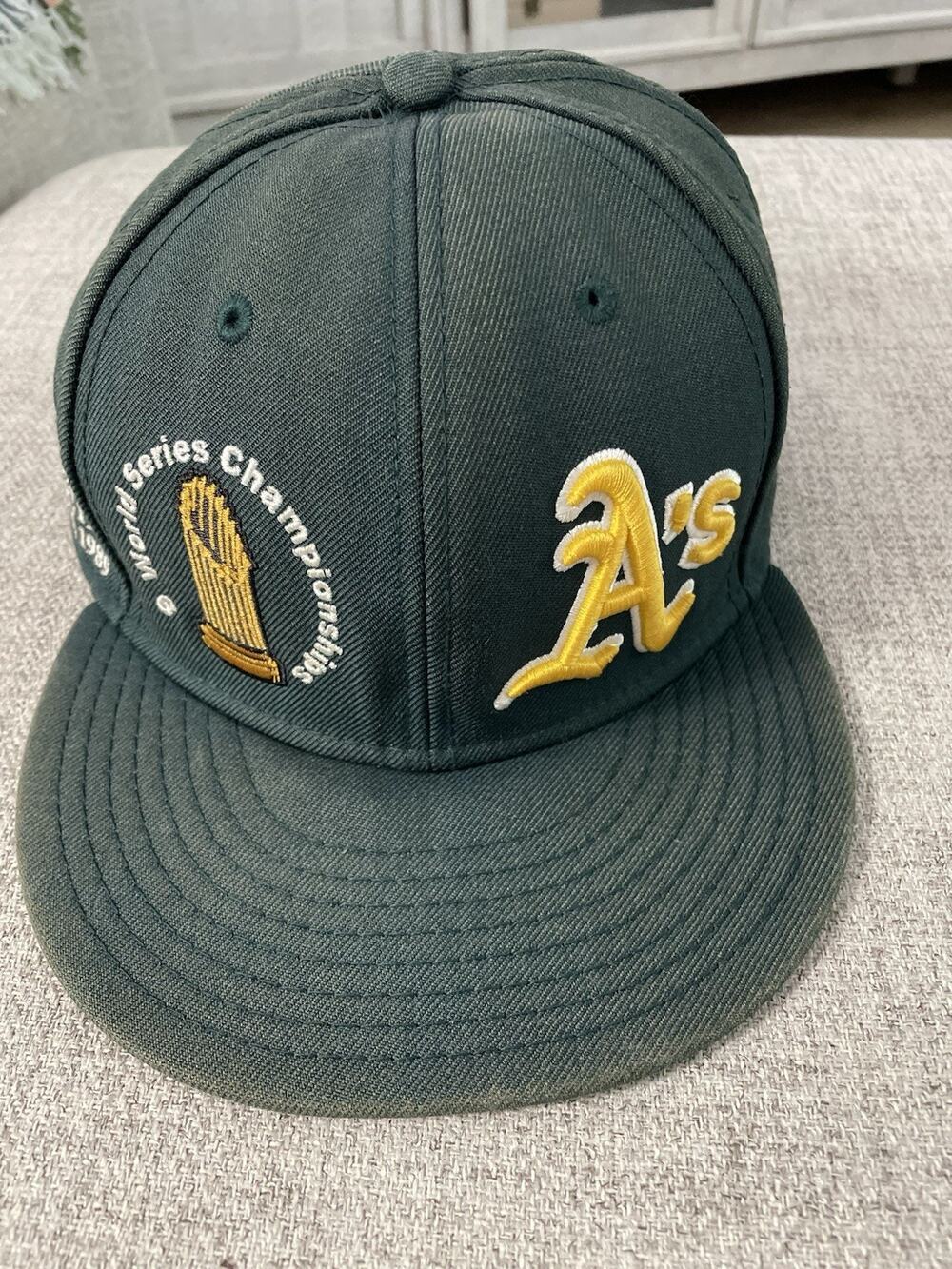 New Era Oakland A’s 9X World Series Champions Count The Rings 59FIFTY Size 8